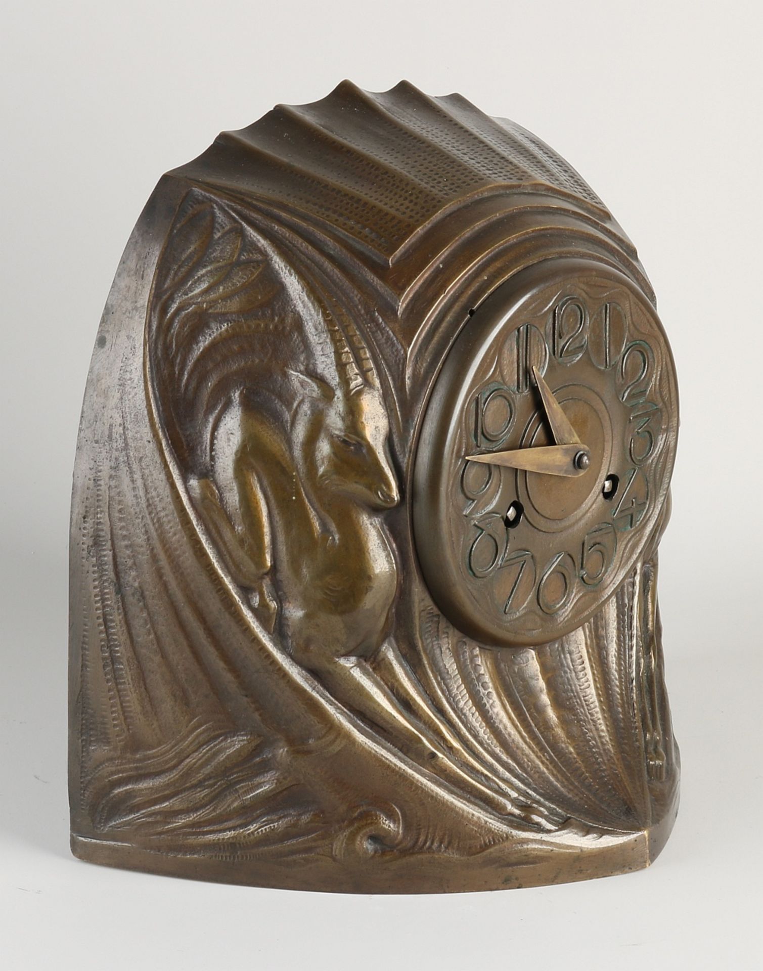 Amsterdam School mantel clock by Theo van Reijn - Image 3 of 3