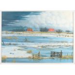 John Leenen, Farm in a snowy landscape