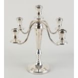 Silver 5-light candlestick