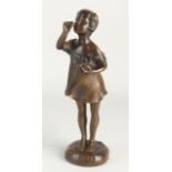 Antique bronze figure, 1900