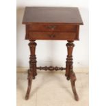 Antique sewing table, 1880