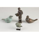 Lot of bronze statuettes (4x)