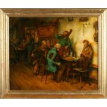 P. van de Hem, Inn with partying figures