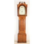 English grandfather clock, H 222 cm.