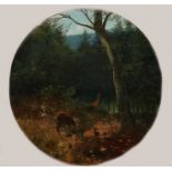 F. StÃ¶cker, Roe deer in the woods