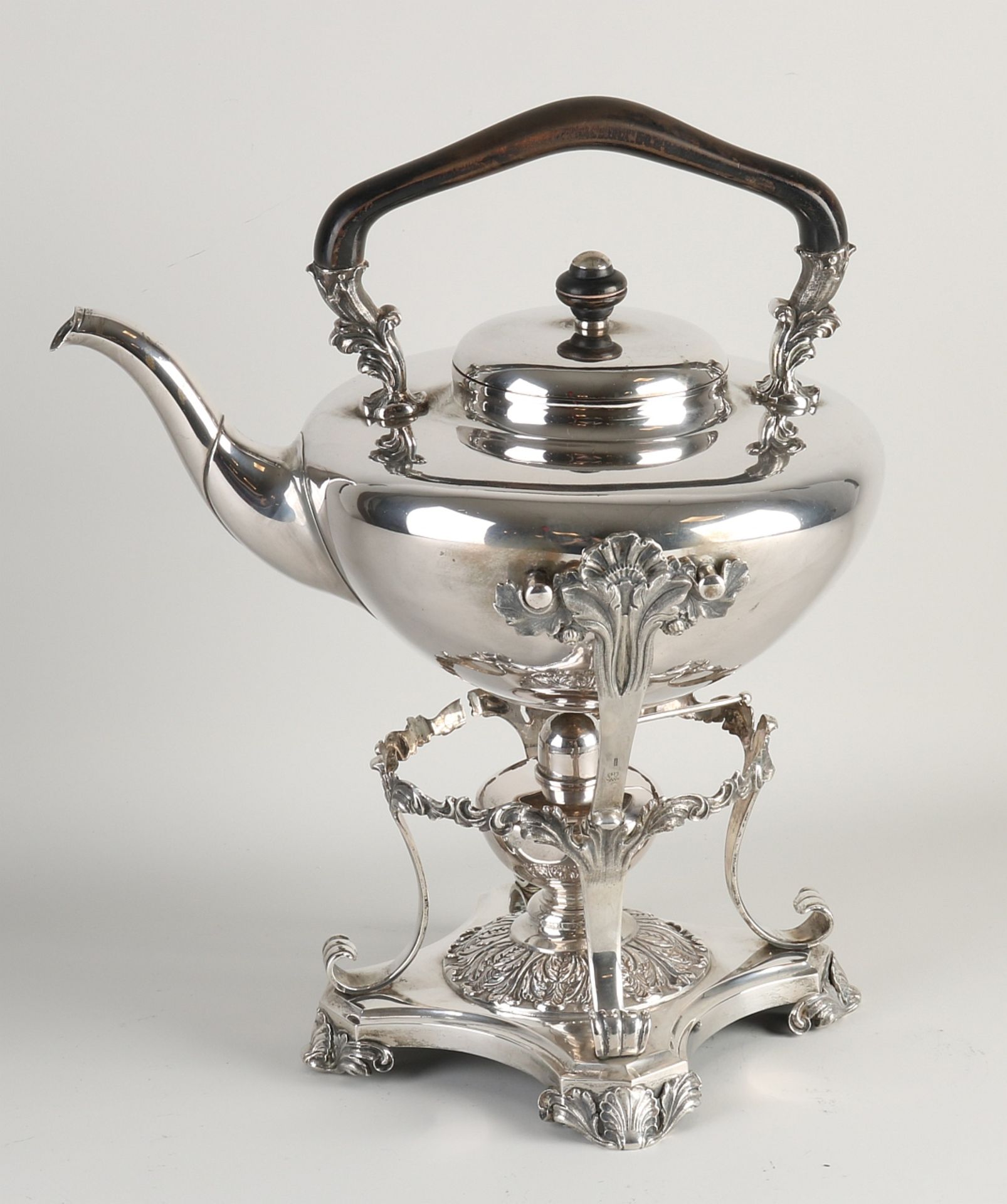 Silver bouilloire, 18th century