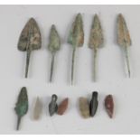 12x Arrowheads Luristan