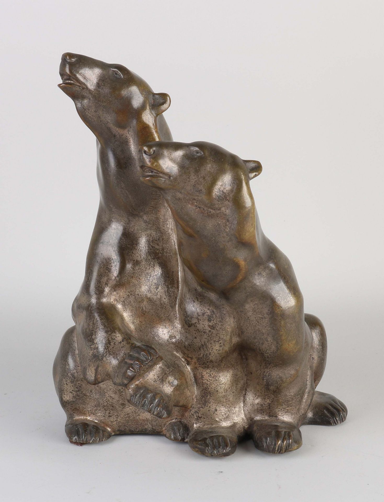 Bronze statue, Polar bears