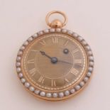 Gold ladies pocket watch