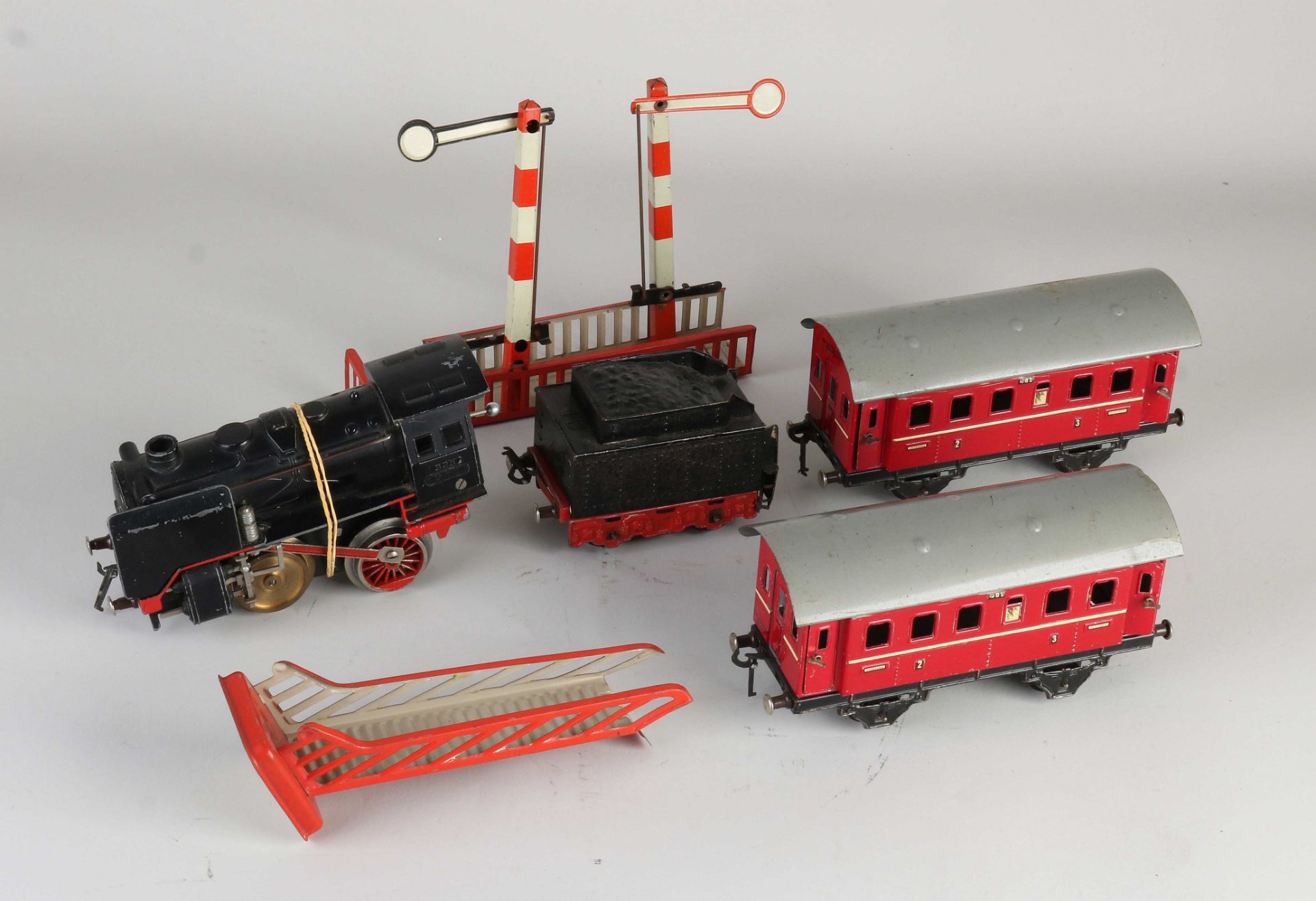 Lot of German train toys