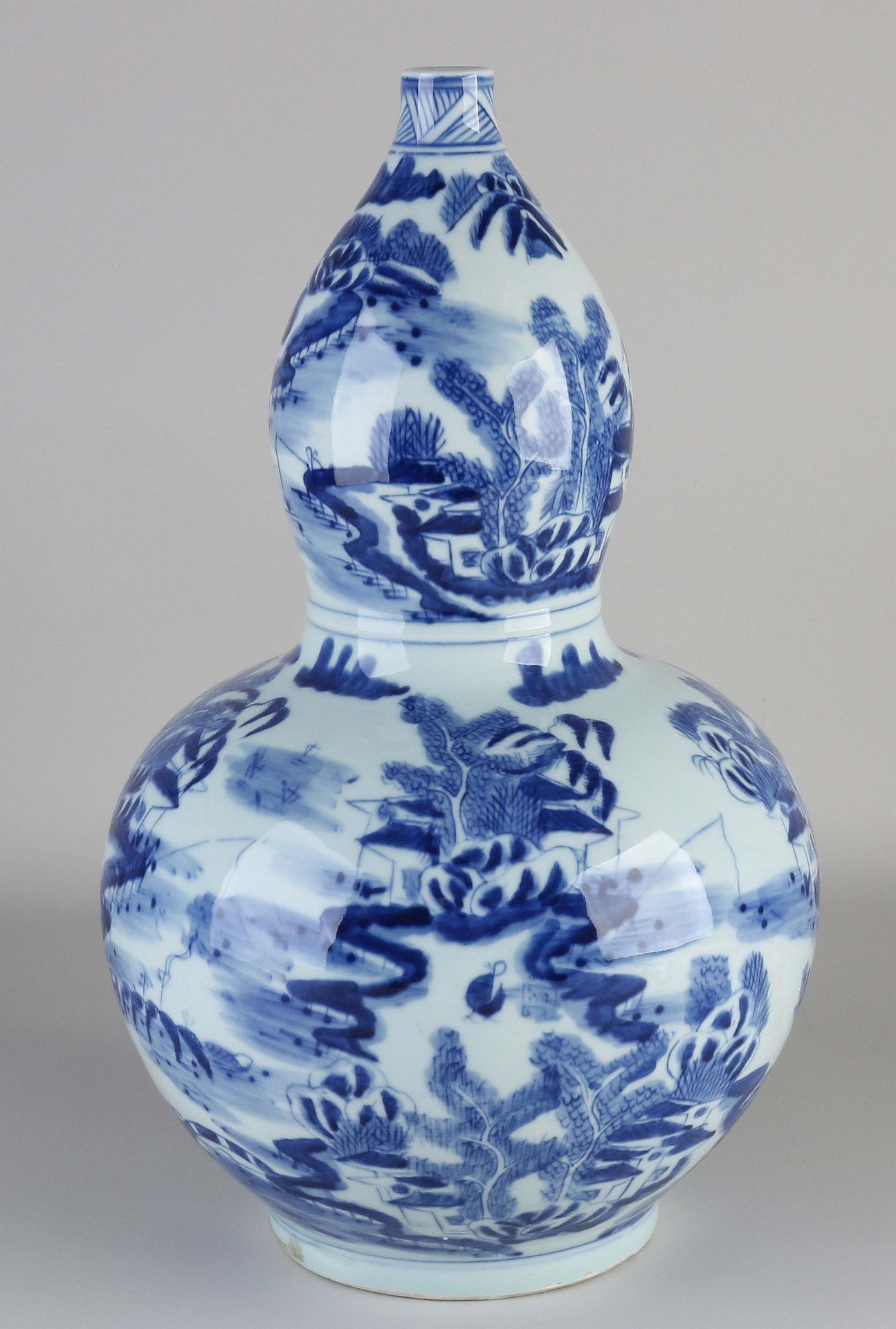 Large Chinese knob vase, H 39.5 cm.