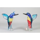 Set of glass birds