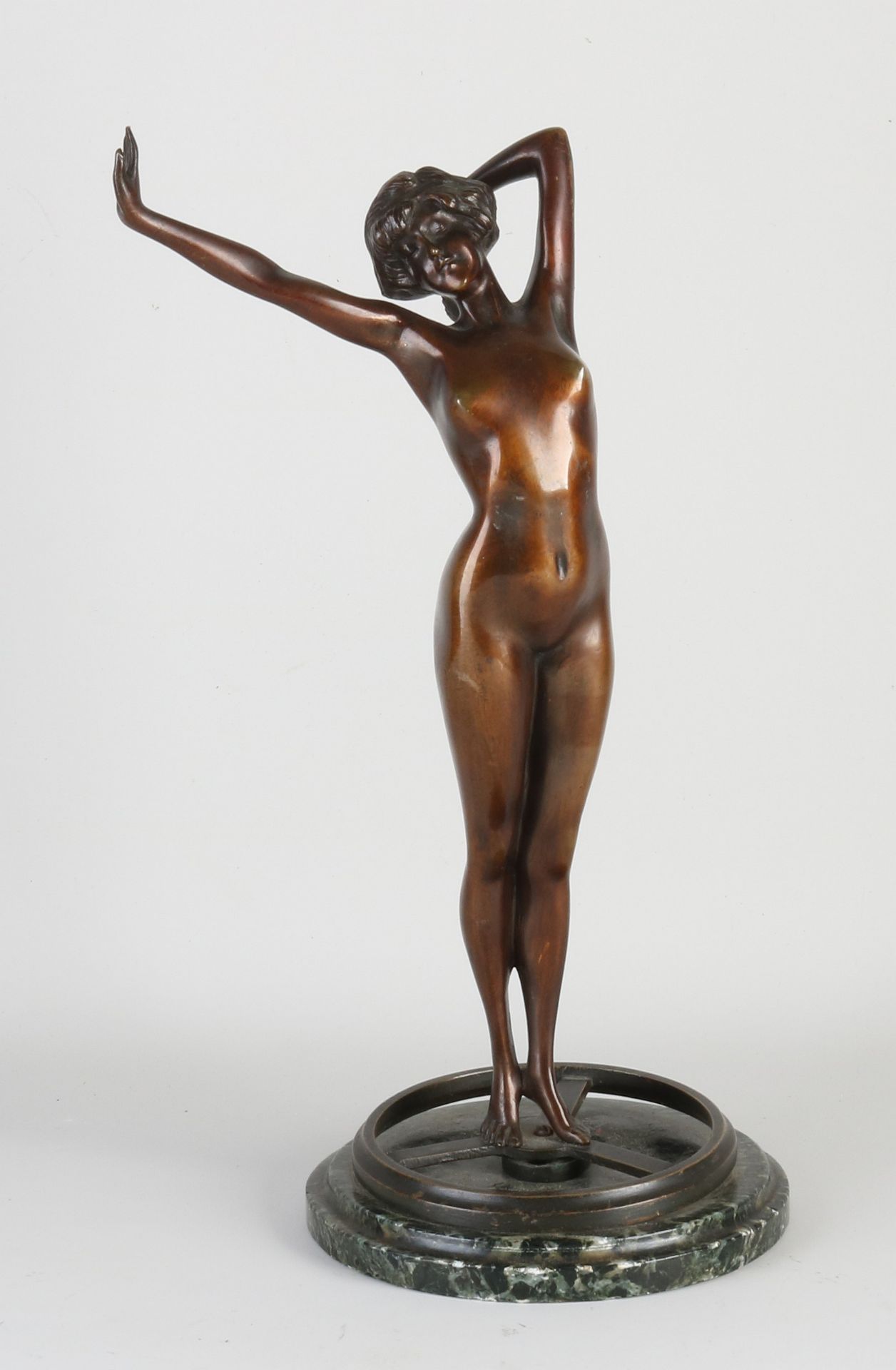Antique bronze figure, 1910