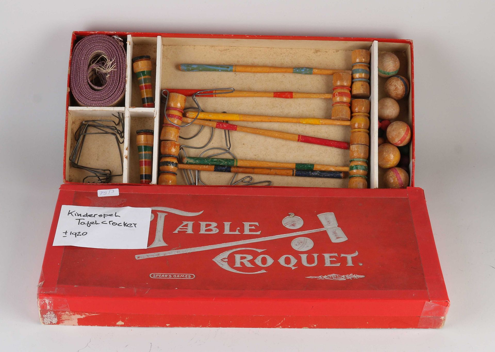 Antique game table cricket, 1930