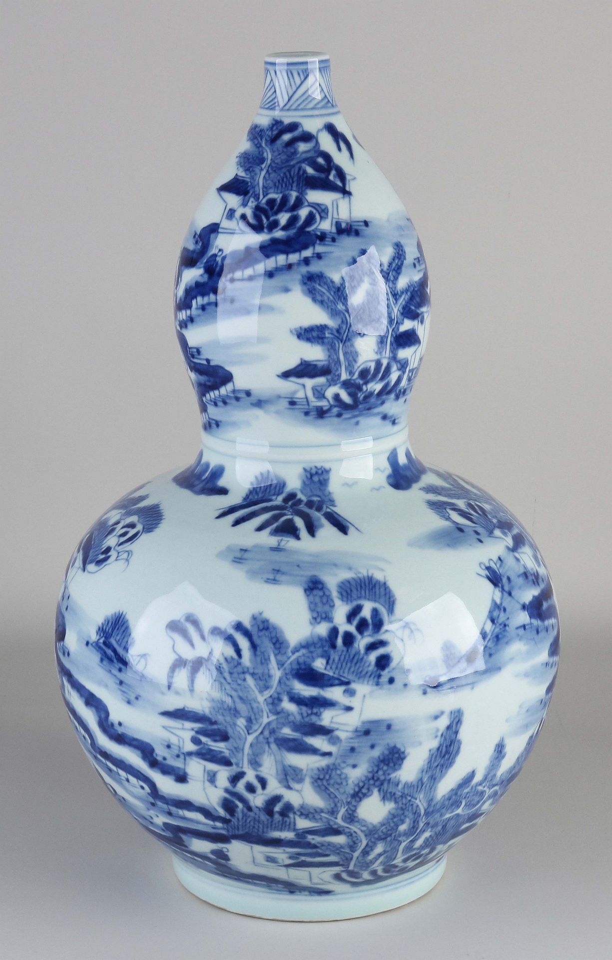 Large Chinese knob vase, H 39.5 cm. - Image 2 of 3