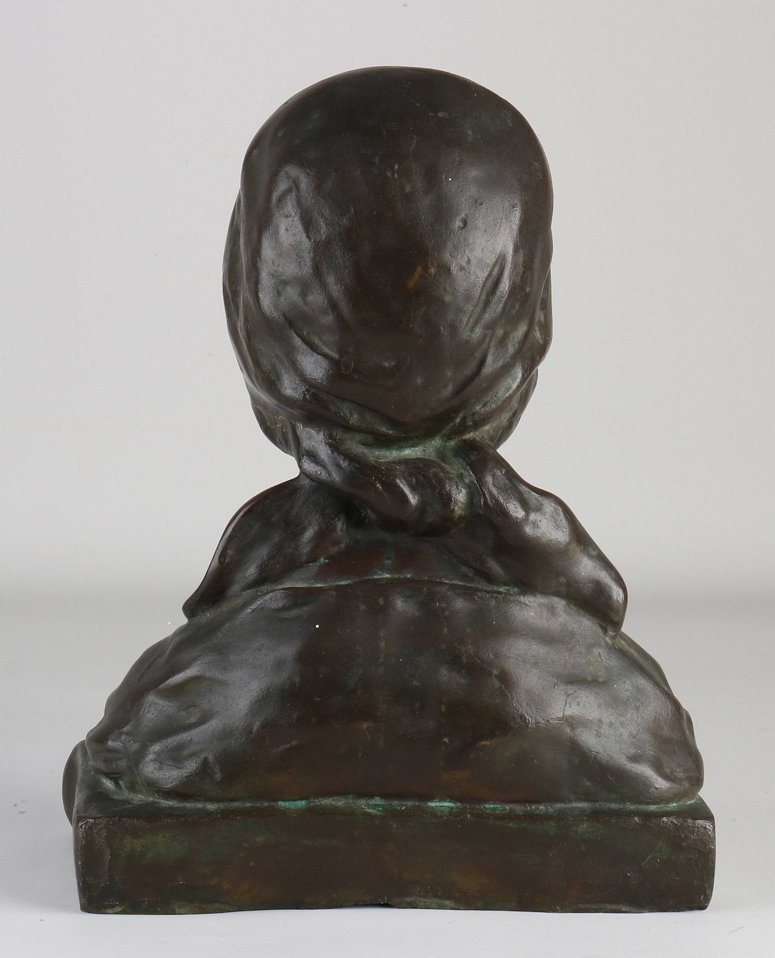 Antique bronze bust, 1900 - Image 2 of 2