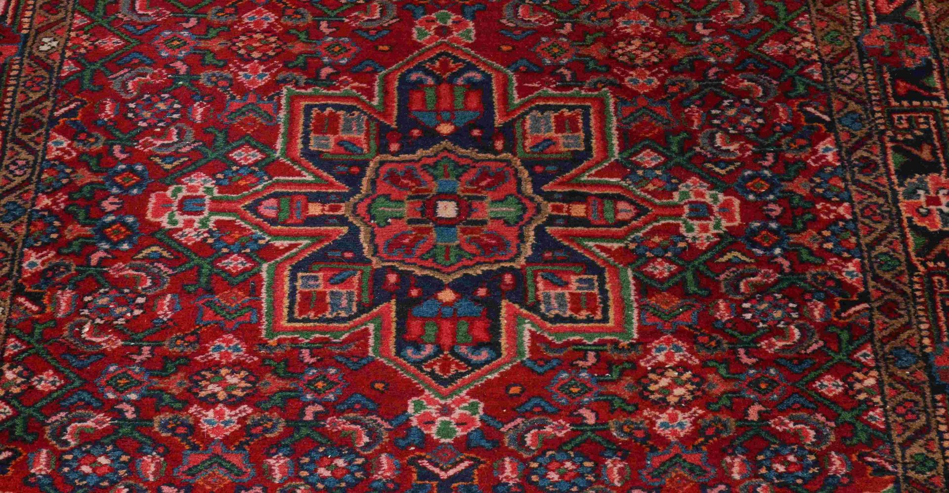 Old Persian rug, 156 x 110 cm. - Image 2 of 3