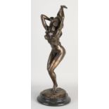 Bronze figure, Naked woman