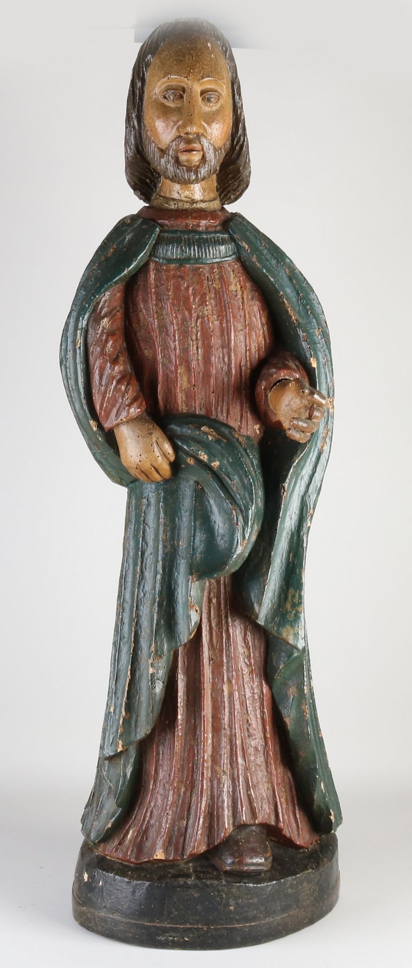 18th Century Sacred Figure, H 88 cm.