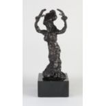 Bronze figure of Jan Sierhuis, Tango dancer