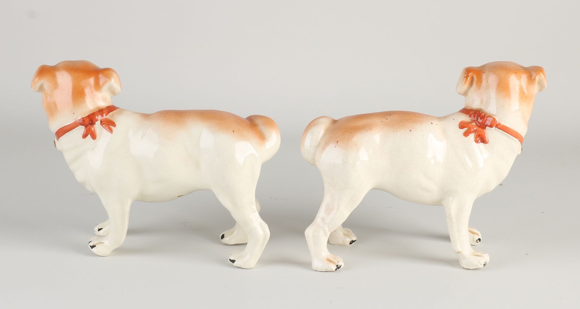 2x Porcelain dogs - Bild 2 aus 2