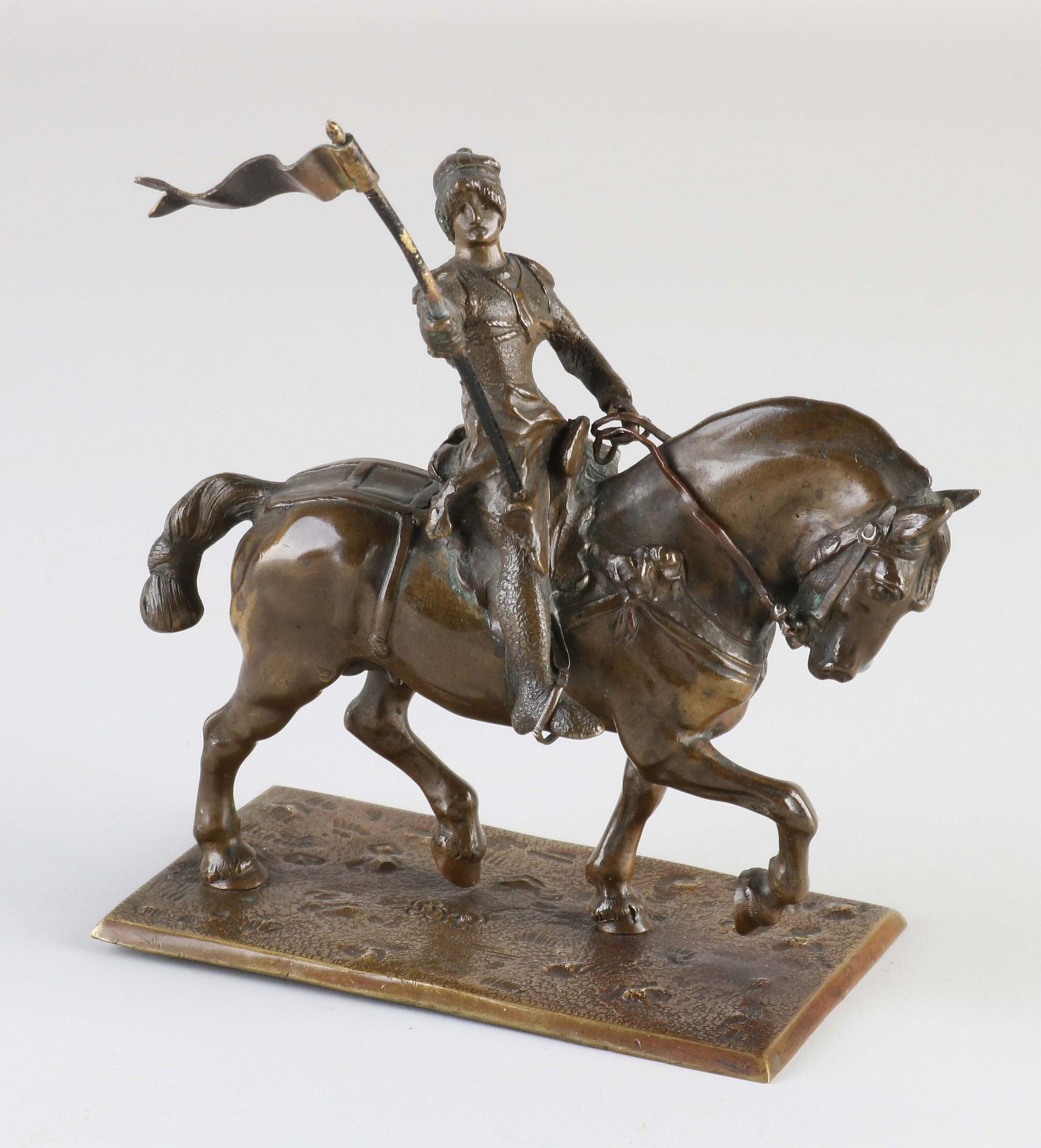 Bronze figure, Joan of Arc
