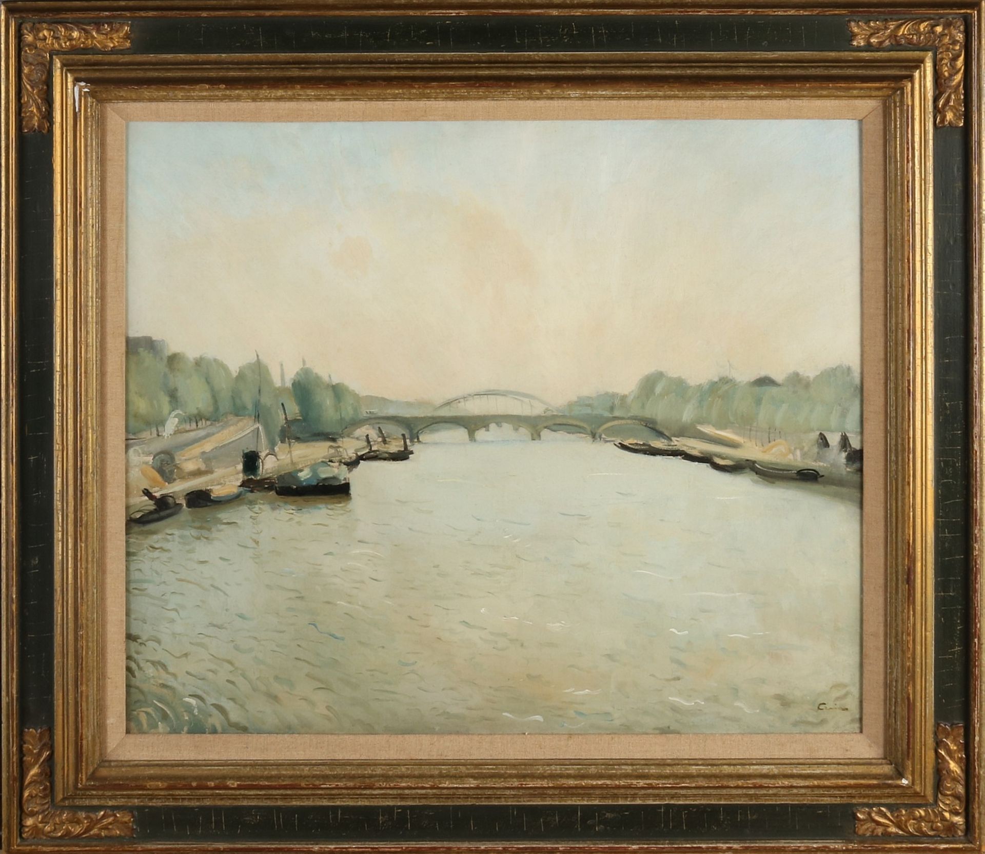 Edmond Ceria, River Seine in Paris