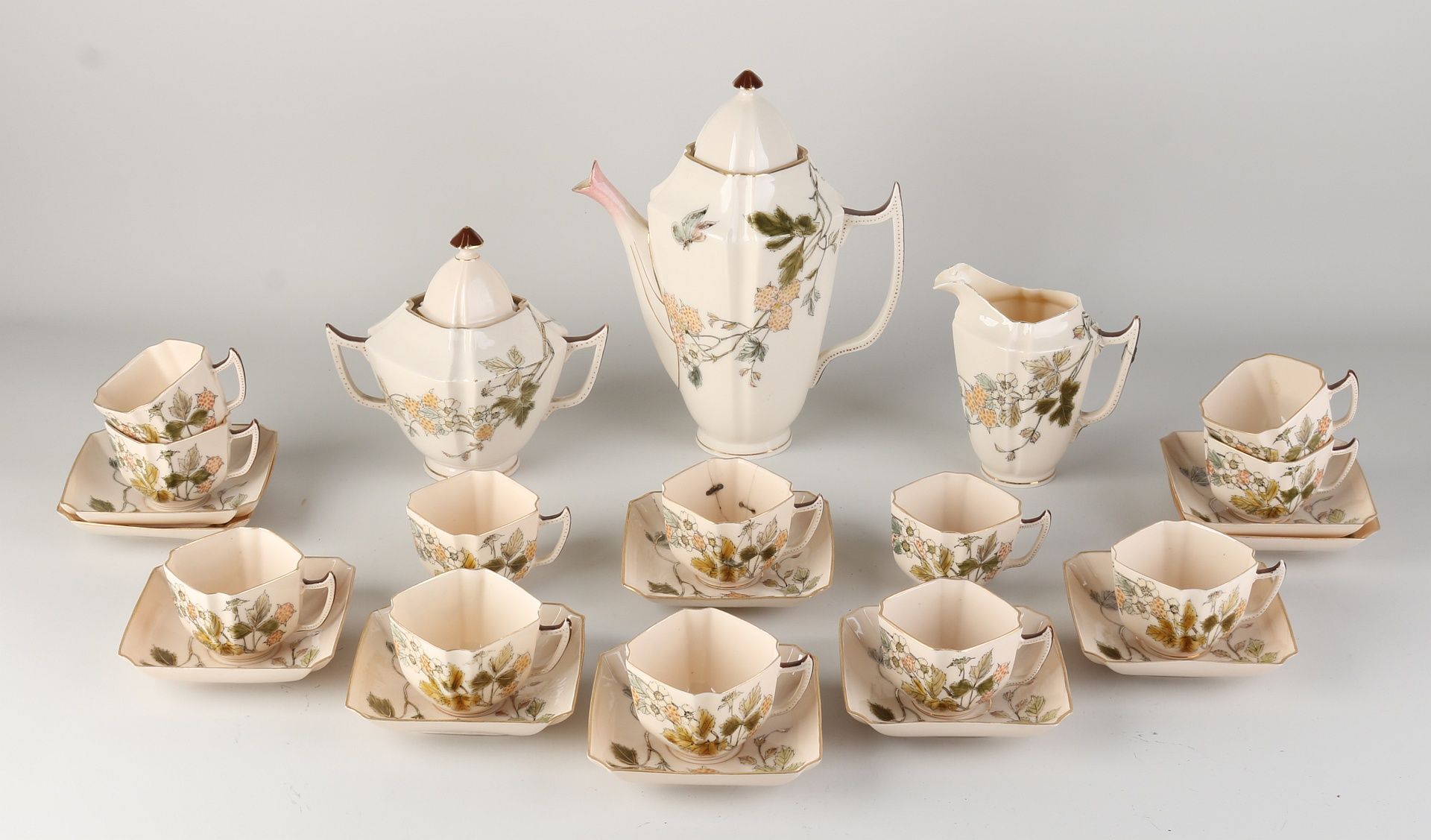 Antique German tea set, 1900