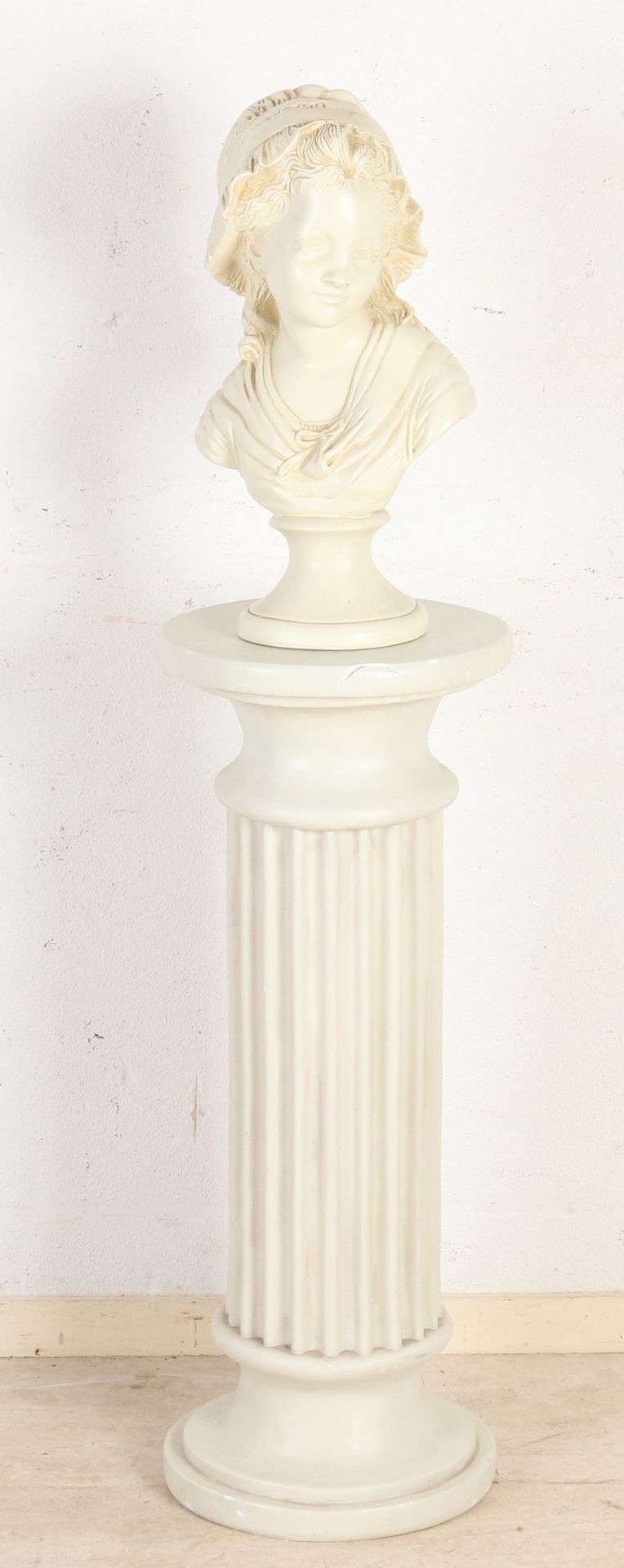 Bust on pedestal