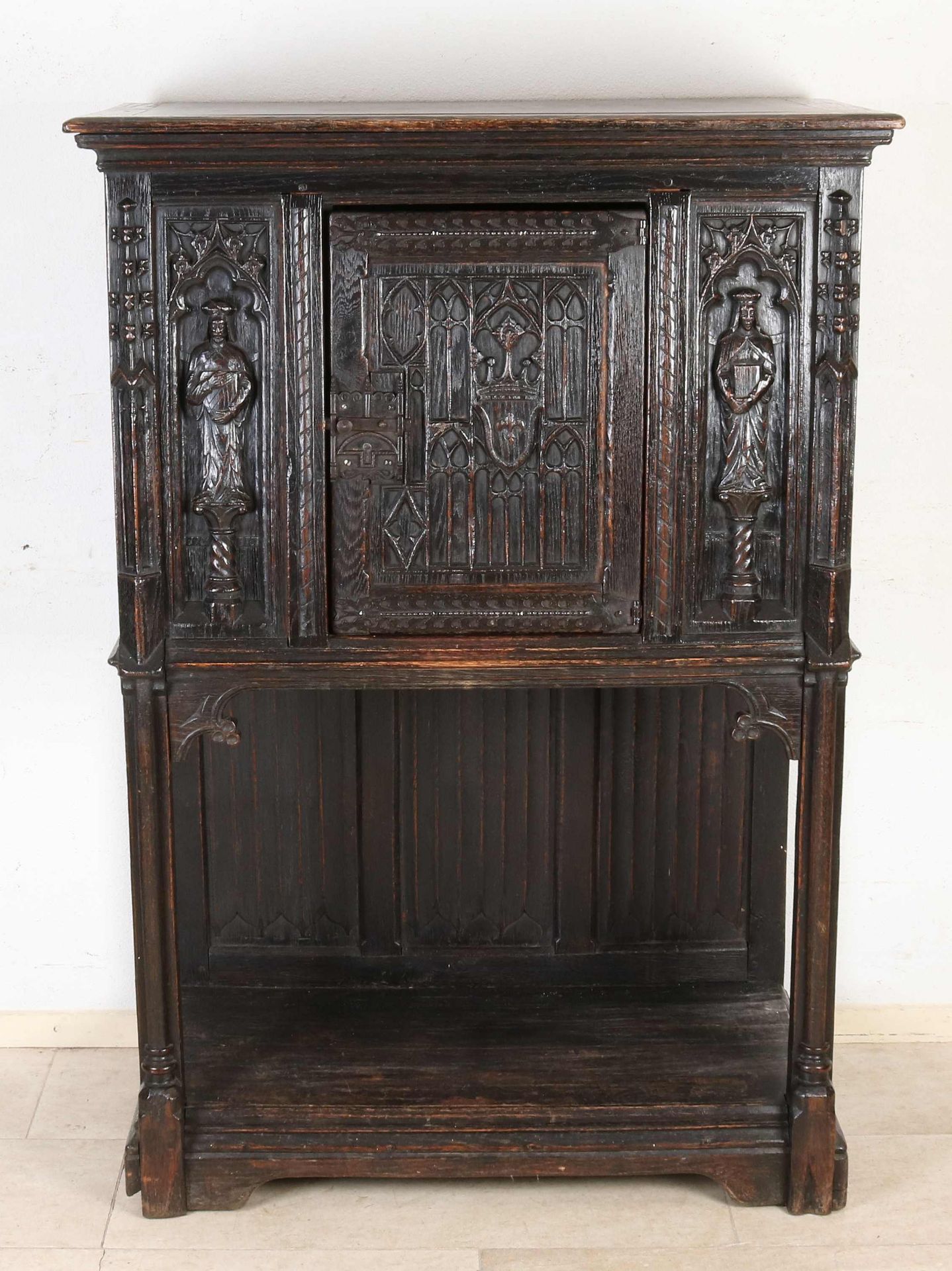 French neo-gothic cabinet