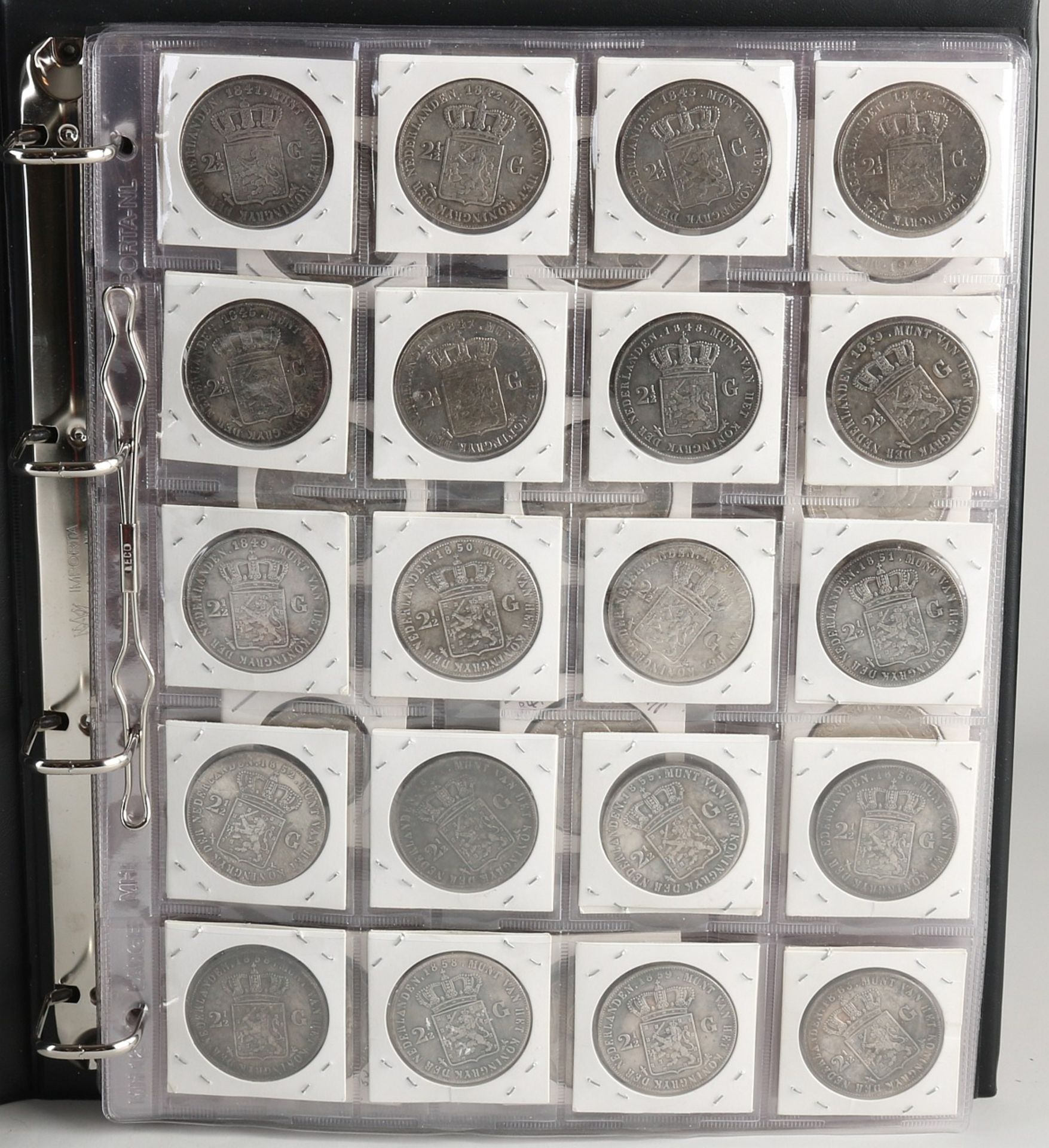 Collection album with 31 various coins