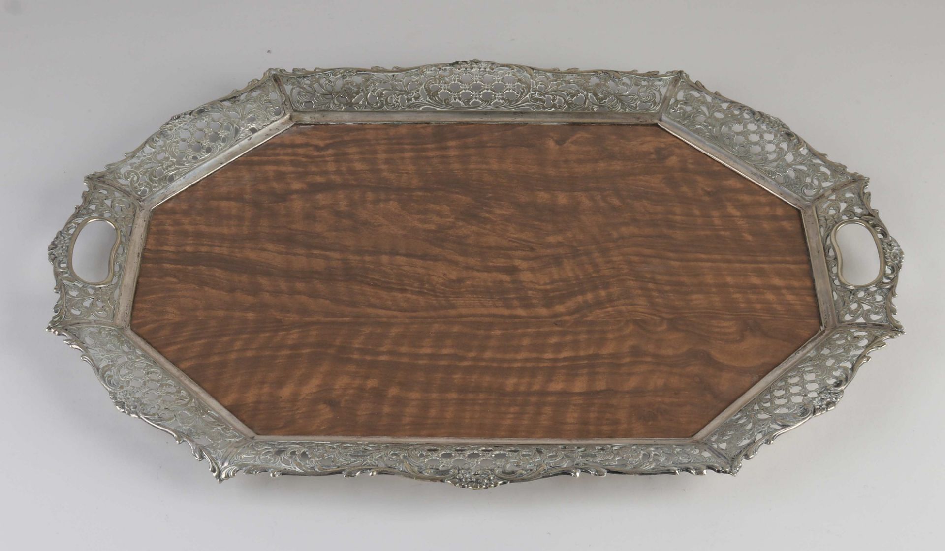 silver tray