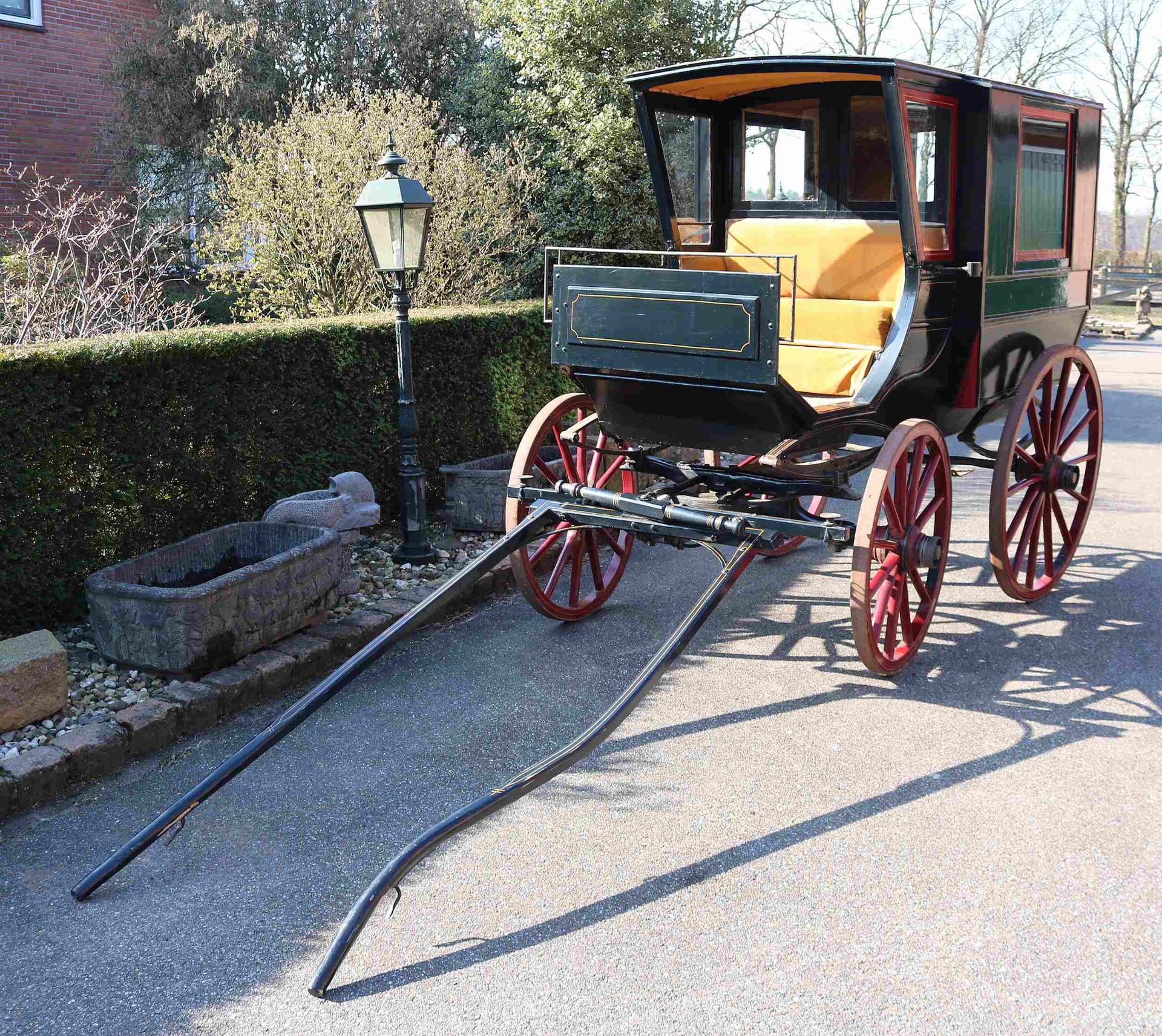 Antique German Sunday carriage, 1900