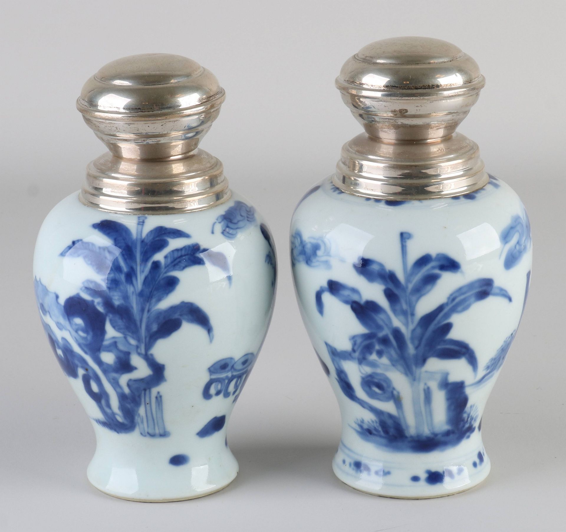 Two 17th - 18th century Chinese Kang Xi tea canisters - Bild 2 aus 3
