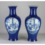 Set of Chinese vases, H 45 cm.