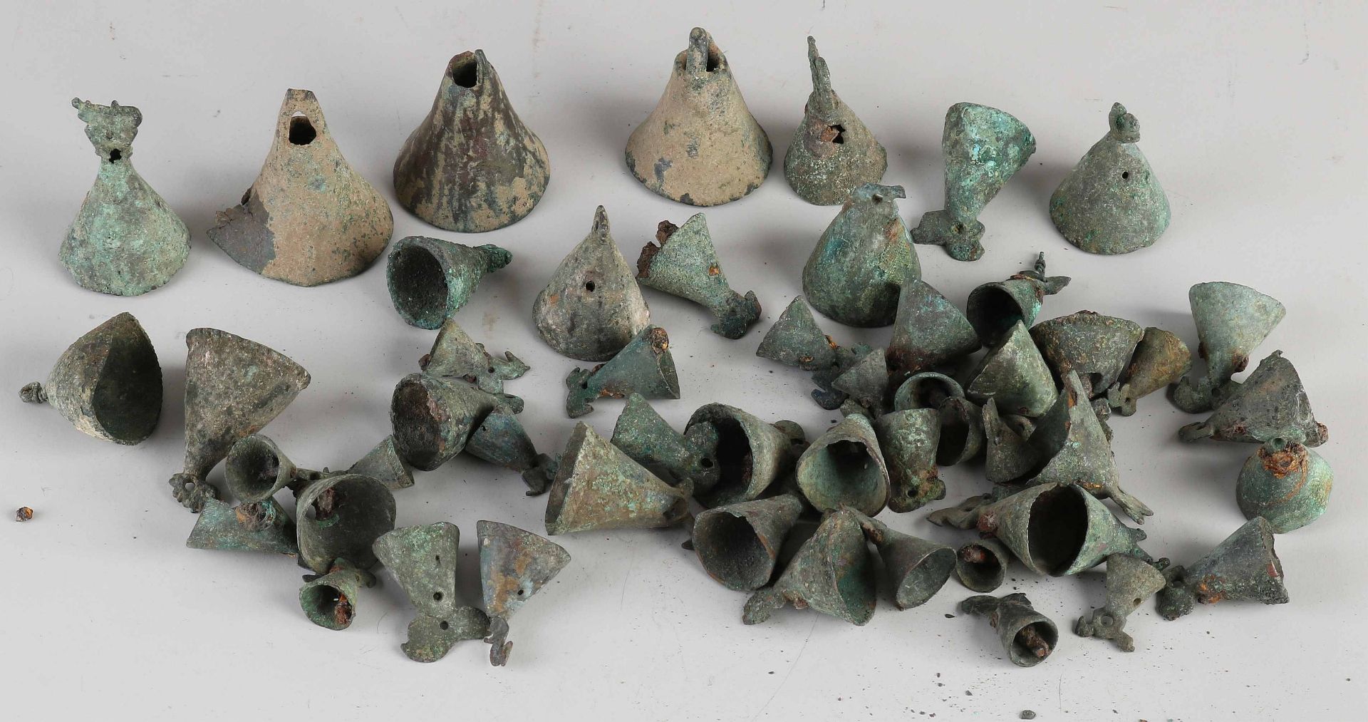 51x Bronze archaeological find Luristan