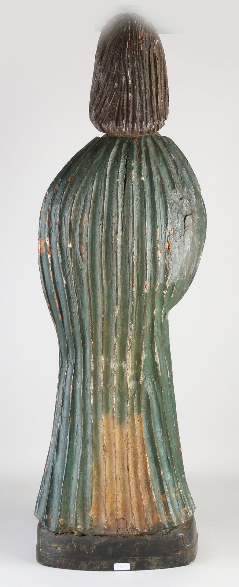 18th Century Sacred Figure, H 88 cm. - Image 2 of 2