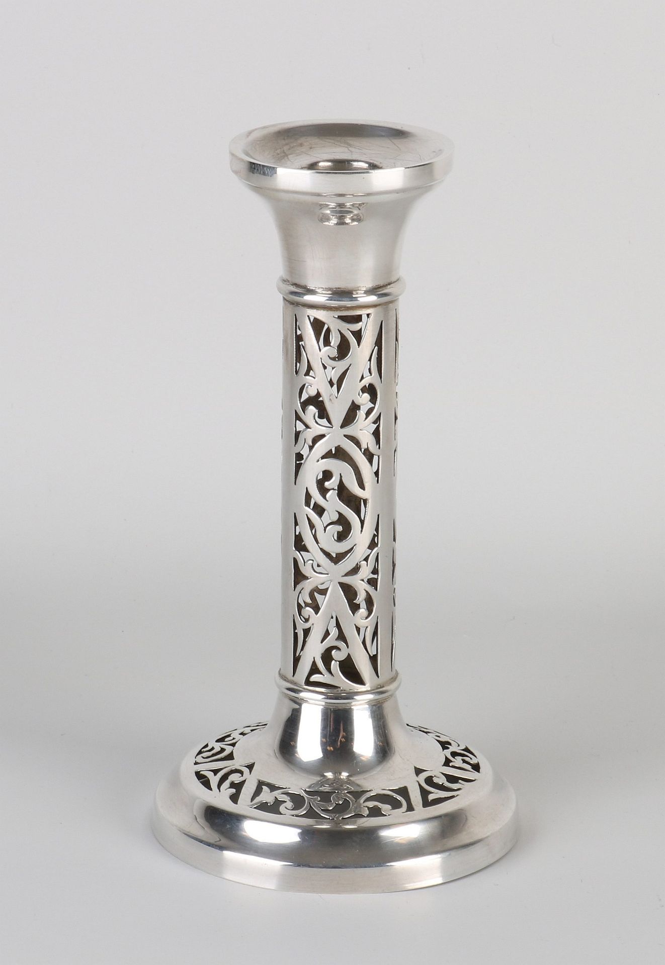 silver candlestick