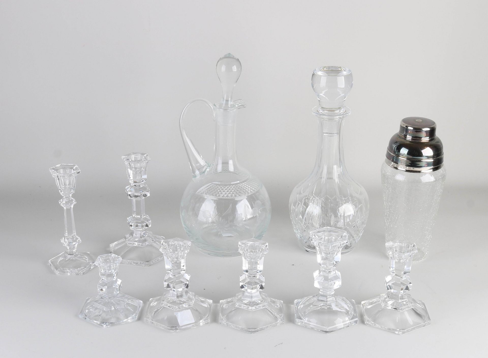 Lot crystal glass (10x)