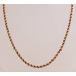 gold cord necklace