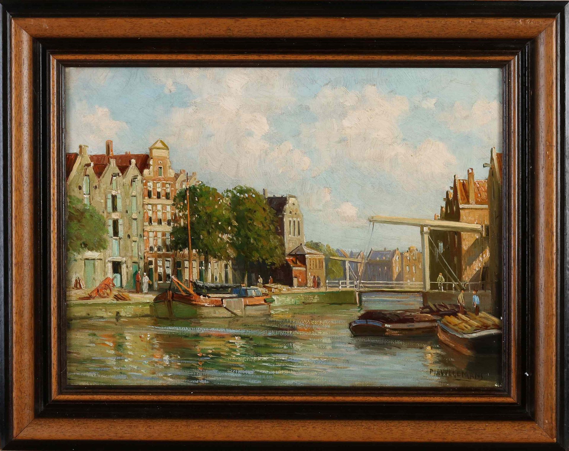 PJ Wagemans, Canal view Amsterdam