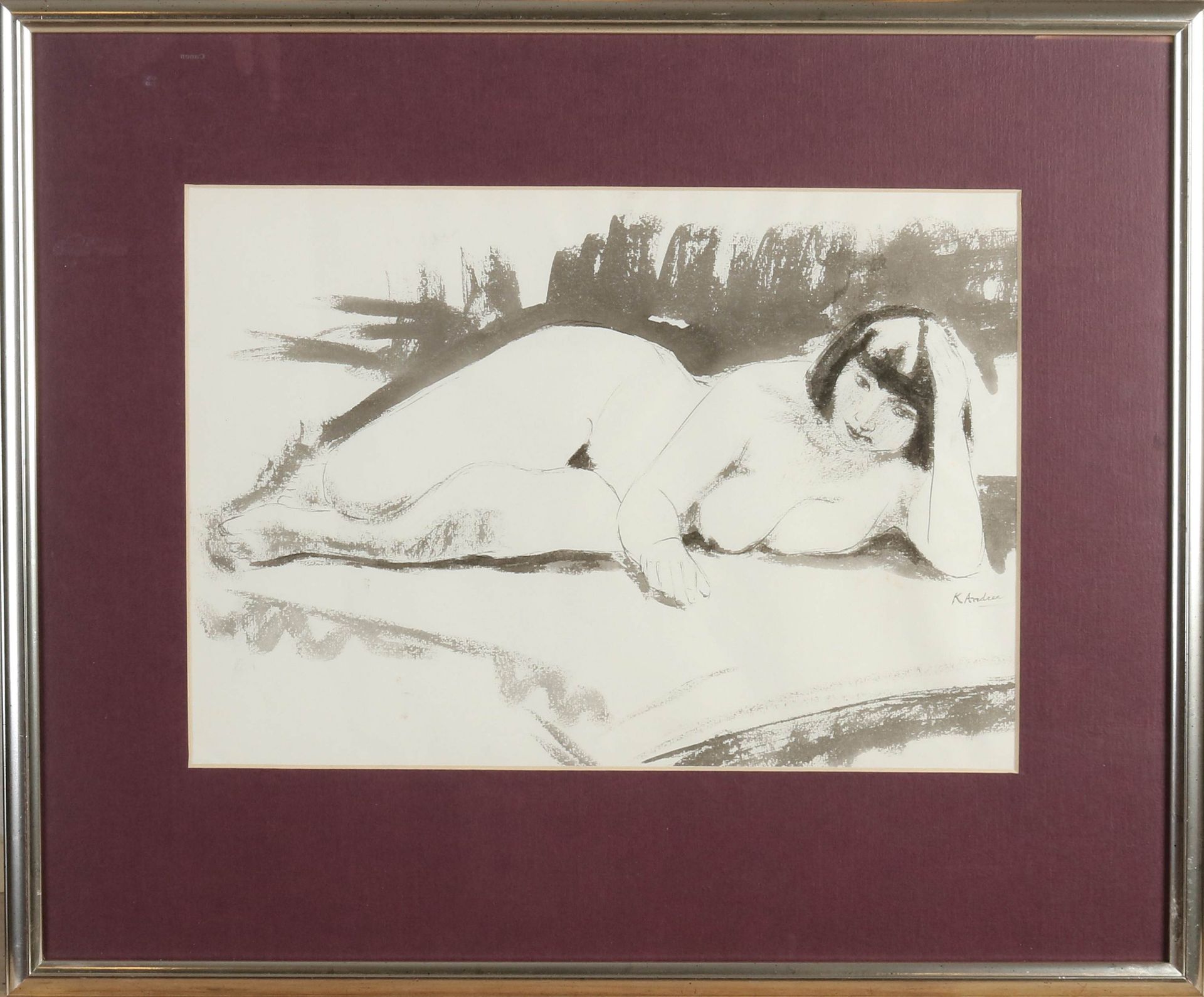 Kees Andrea, Reclining female nude