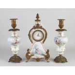 3-Piece Sevres Clock Set