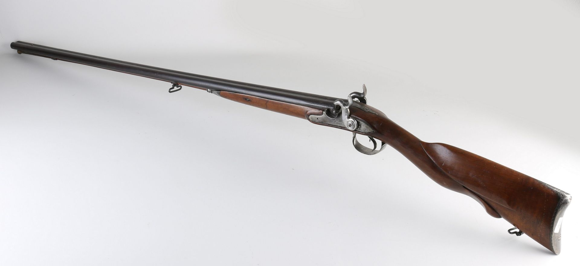 Antique hunting rifle, L 135 cm. - Image 2 of 3
