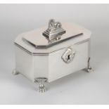 Silver lid box