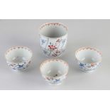 4x 18th Century Family Rose cups