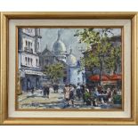 A. Michel, View of Montmartre Paris