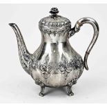 silver coffee pot