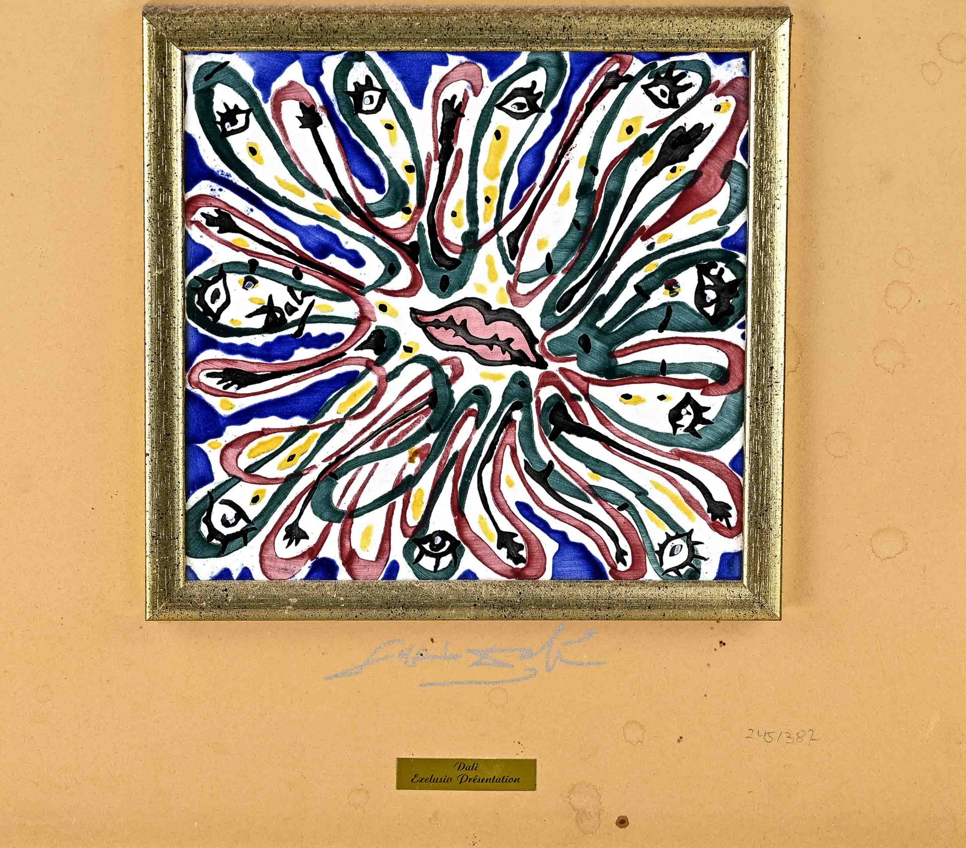 Series Salvador Dali tiles (6x) - Image 2 of 2