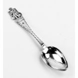 Silver birth spoon